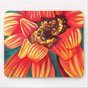 Gazania desert flower art by Sacha Grossel Mouse Pad