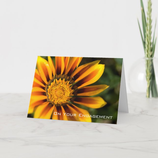 Gazania | Engagement Confeliciation Card (Front)