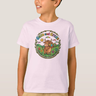 Gaze and Graze – Peaceful Deer T-Shirt Design