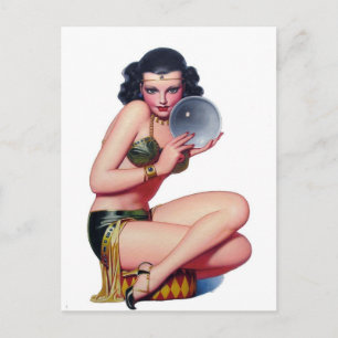Gaze into the Crystal Ball Postcard