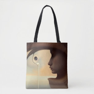 Gaze into the water tote bag
