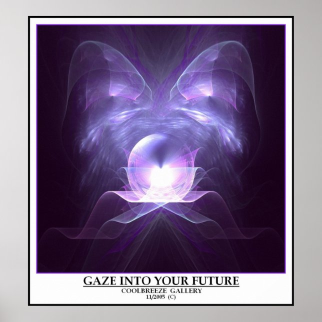 GAZE  INTO  YOUR  FUTURE POSTER (Front)