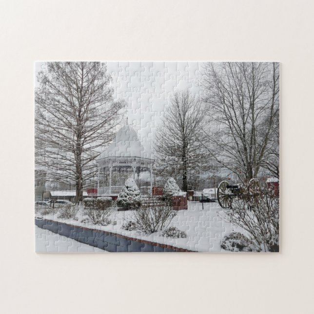 Gazebo and Cannon Jigsaw Puzzle (Horizontal)