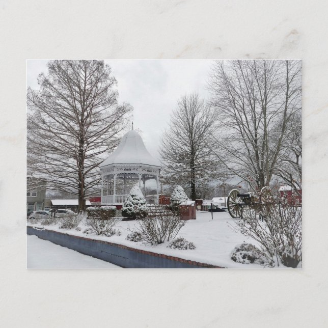 Gazebo and Cannon Postcard (Front)