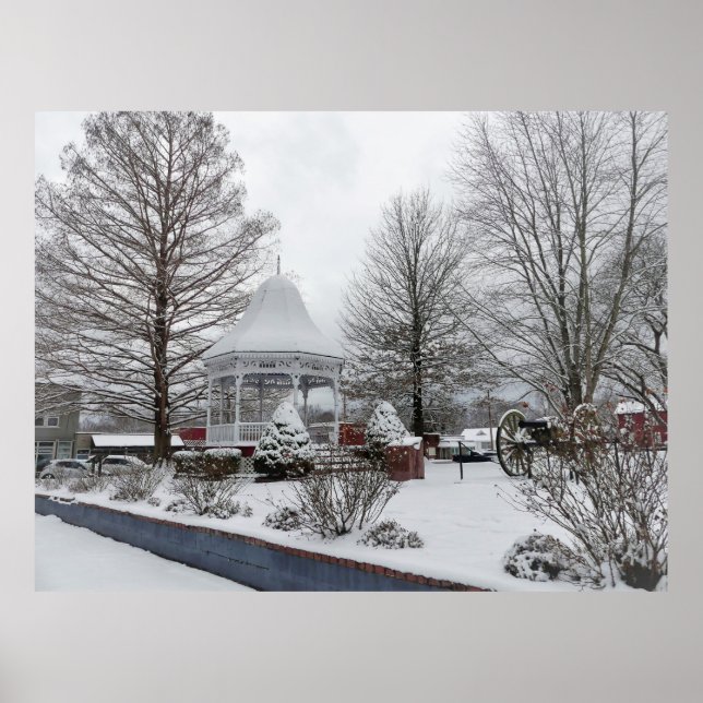 Gazebo and Cannon Poster (Front)