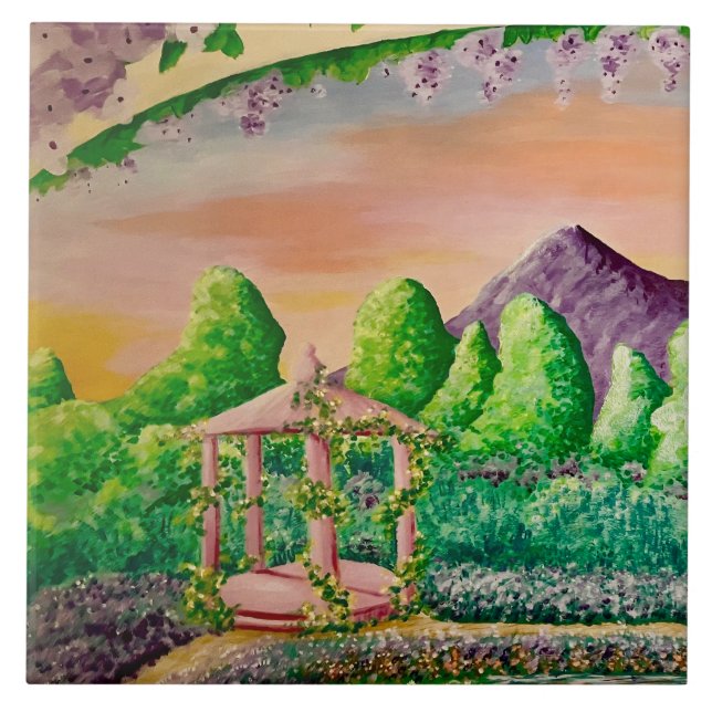 Gazebo Ceramic Tile (Front)