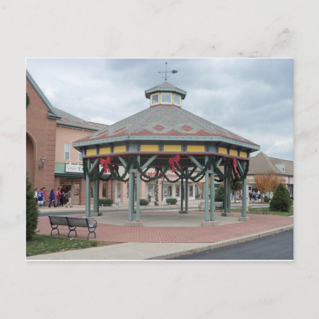 Gazebo Near Gettysburg Postcard (Front)