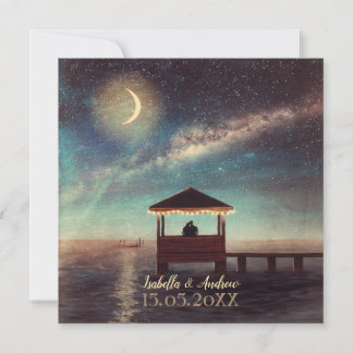 Gazebo Stargazing Wedding Invitation