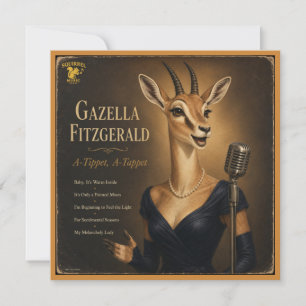 Gazella Fitzgerald Album: a Parody Card