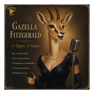 Gazella Fitzgerald Album: a Parody Poster