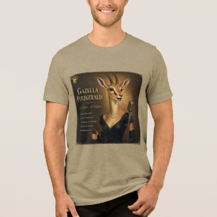 Gazella Fitzgerald Album: a Parody Tri-Blend Shirt