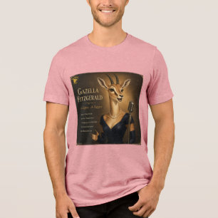 Gazella Fitzgerald Album: a Parody Tri-Blend Shirt