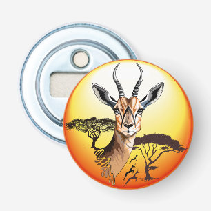 Gazelle African Antelope Wild Animal Bottle Opener