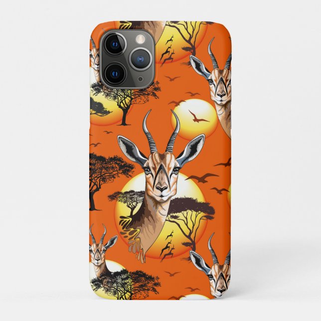 Gazelle African Antelope Wild  Animal Case-Mate iPhone Case (Back)