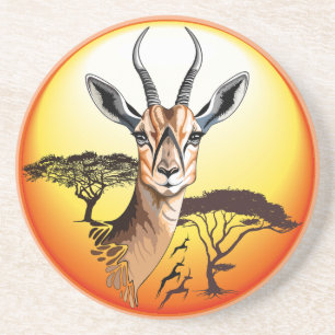 Gazelle African Antelope Wild  Animal Coaster