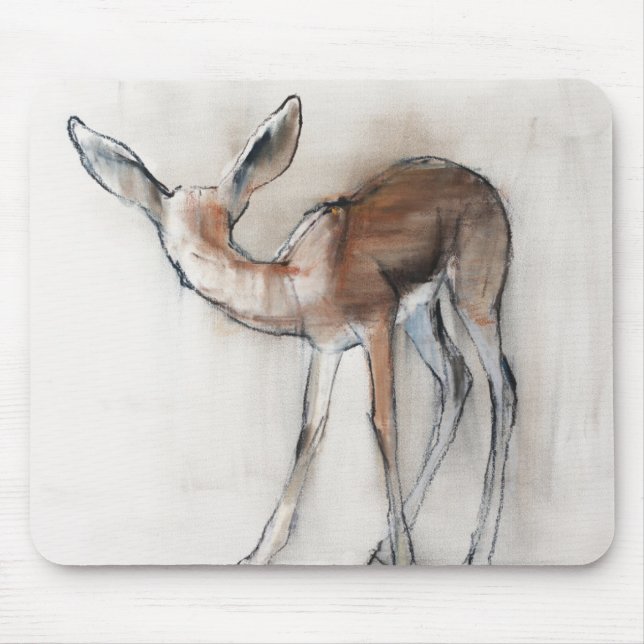 Gazelle Fawn Mouse Pad (Front)