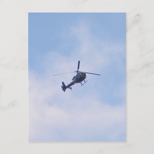 Gazelle Helicopter Postcard (Front)