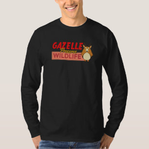 Gazelle Preserve Wildlife Hunting Gazelle Deer 1 T-Shirt