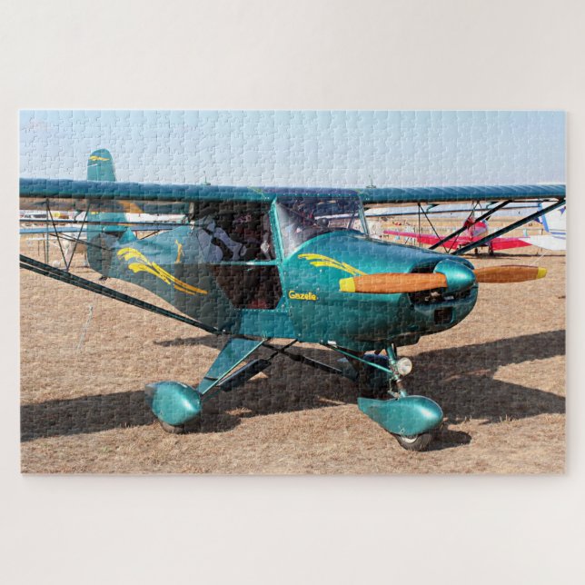 Gazelle Ultralight Aircraft Jigsaw Puzzle (Horizontal)
