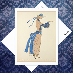 Gazette Bon Tonne Soeurs David Fashion Illustratio Postcard