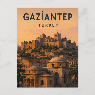 🏰 Gaziantep Turkey Historic Castle And Old City Postcard