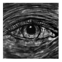 Gazing Eye Digital Art