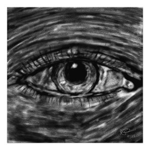 Gazing Eye Digital Art  Photo Print
