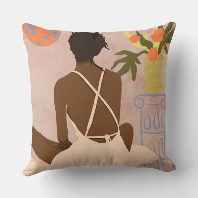 Gazing into the Abyss Cushion (Back)