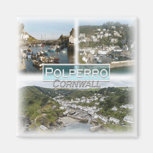 GB0157 Europe, England, Cornwall, Polperro, Fridge Magnet