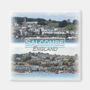 GB0162 Europe, England, Salcombe, fridge Magnet
