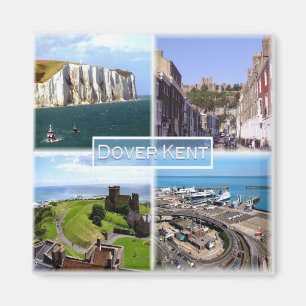 GB Dover Kent - Dover Castle - White Cliff - Castl Magnet