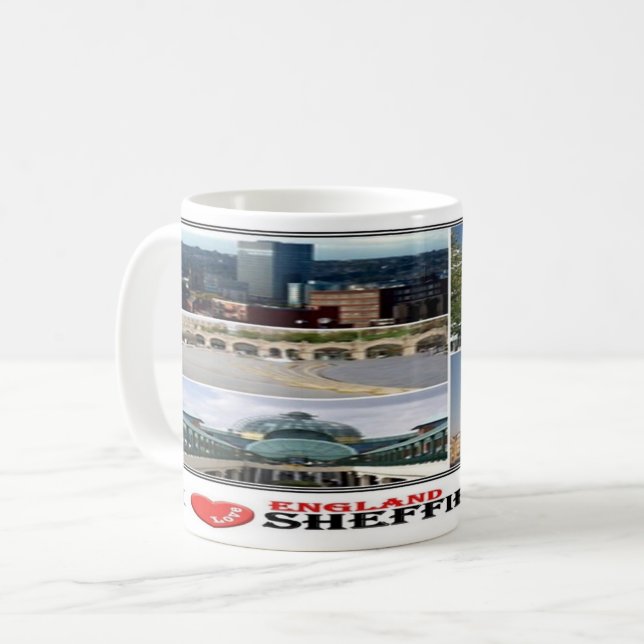 GB England -  Yorkshire Sheffield - Coffee Mug (Front Left)