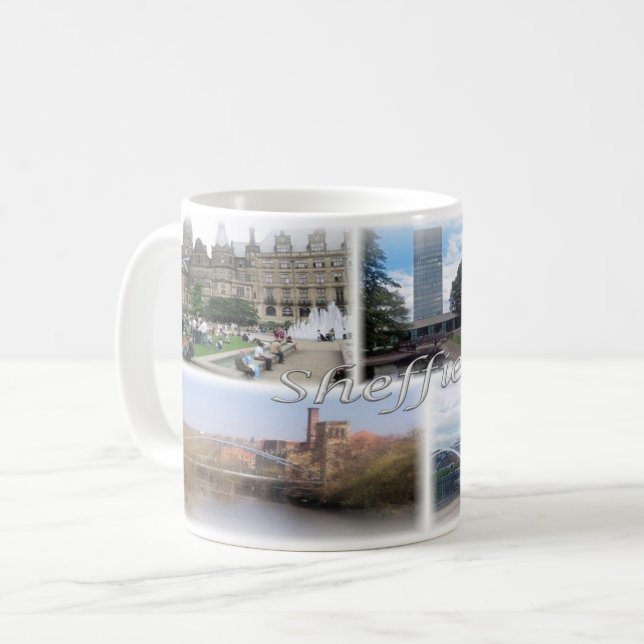 GB England - Yorkshire - Sheffield - Coffee Mug (Front Left)