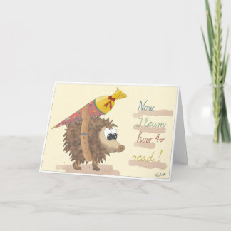 GB School enrollment card, lovingly hand-drawn gir Card