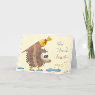 GB School enrollment card, lovingly hand-drawn gir Card