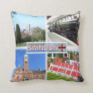 GB Swindon ^ Town Centre - Railway Museum - Town Cushion