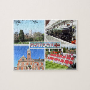 GB Swindon ^ Town Centre - Railway Museum - Town Jigsaw Puzzle