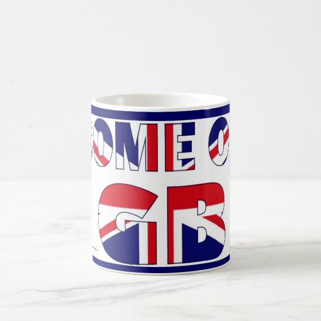 GB team UK flag olympics souvenir mug (Center)