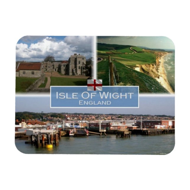 GB United Kingdom - England - Isle Of  Wight - Magnet (Horizontal)
