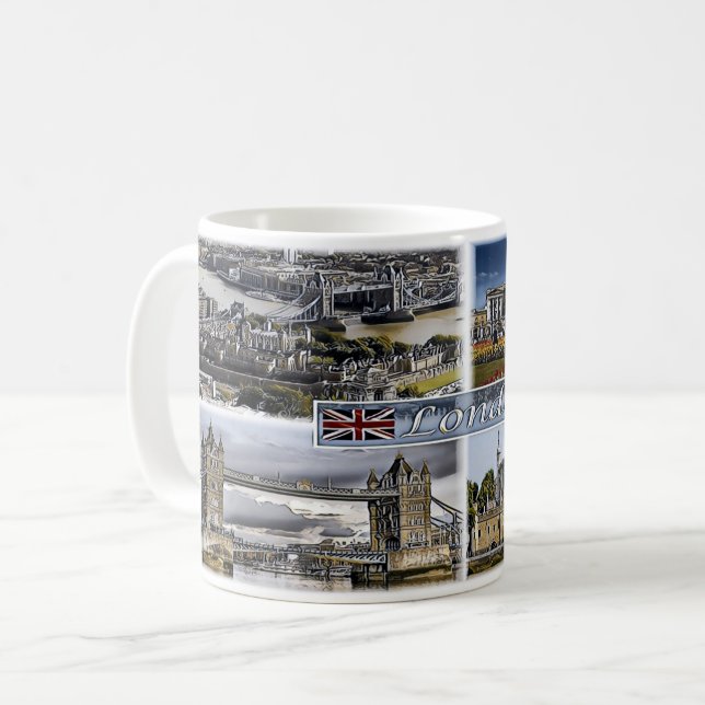 GB ^ United Kingdom - England -  London Coffee Mug (Front Left)