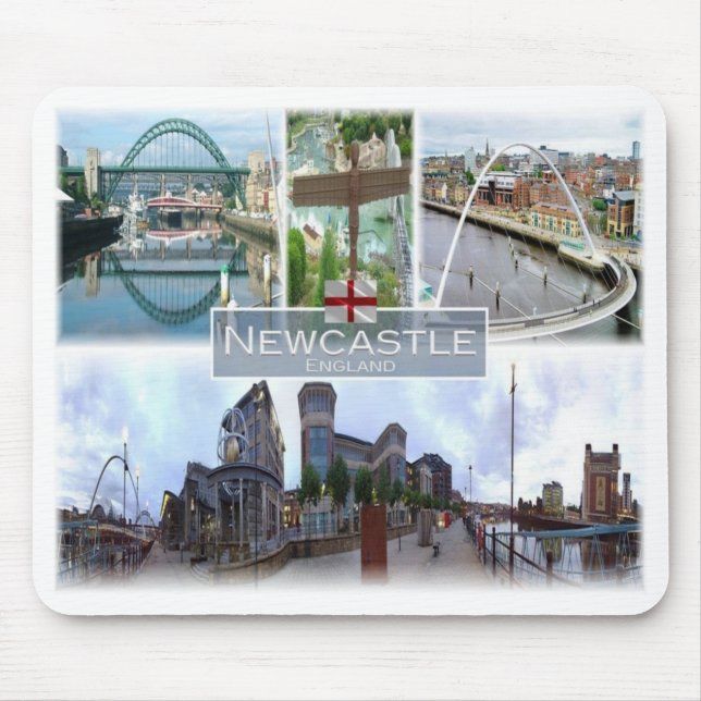GB United Kingdom - England - Newcastle - Mouse Pad (Front)