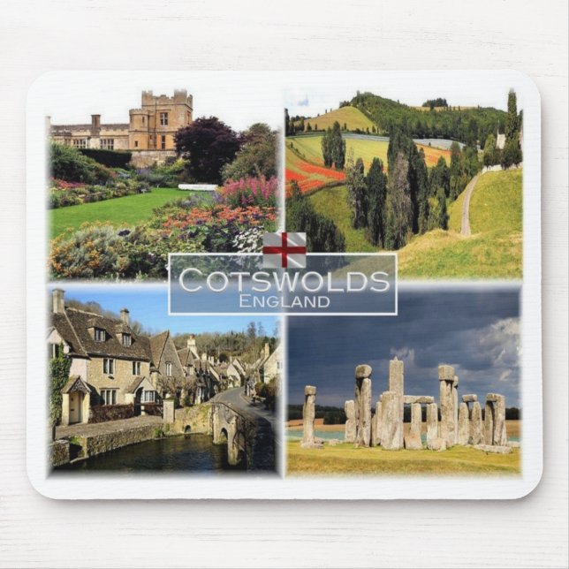 GB United Kingdom - England -The Cotswolds - Mouse Pad (Front)
