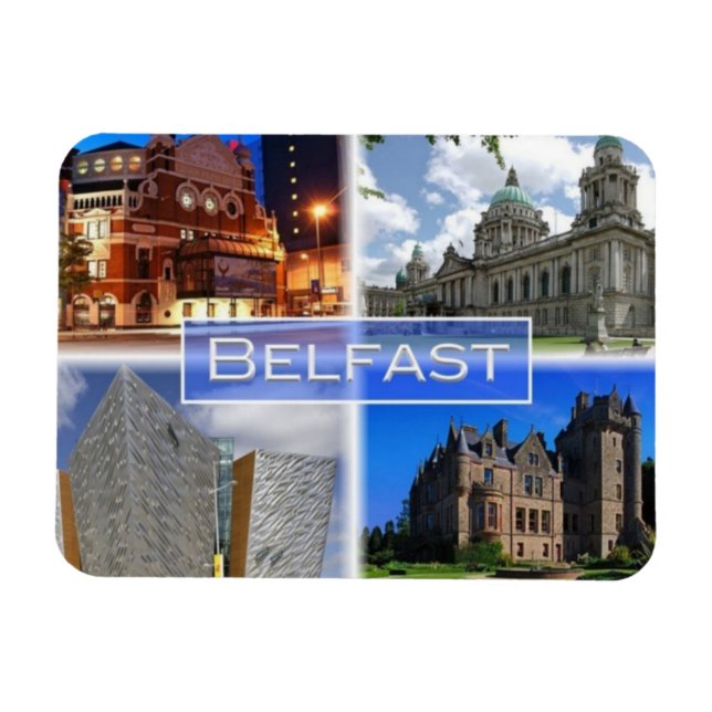 GB United Kingdom - Norther Ireland - Belfast - Magnet (Horizontal)