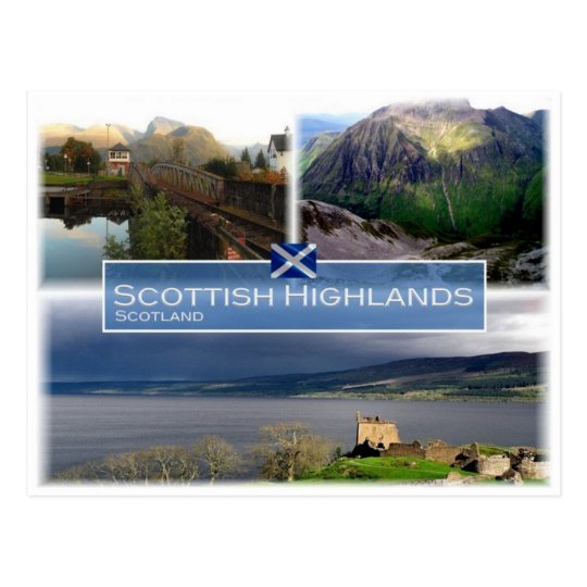 GB United Kingdom - Scotland - Scottish Highlands Postcard
