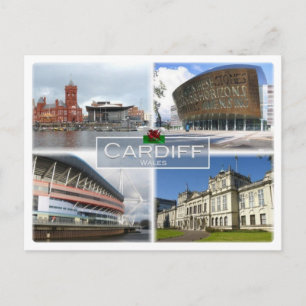GB United Kingdom - Wales - Cardiff - Postcard