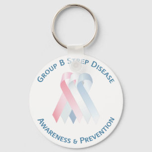 GBS Awareness Key Chain