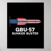 Gbu-57 Bunker Buster American Flag 4th Of July Tan