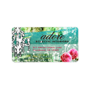 GC Adore Vintage Turquoise Label