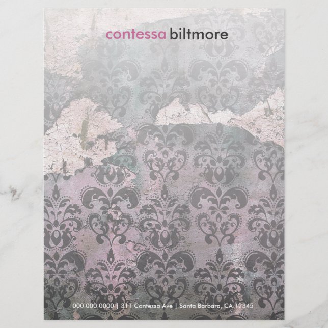 GC | Captivating Contessa Custom Letterhead (Front)