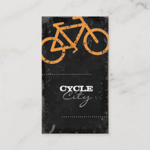 GC Cycle City Concrete - Orange Business Card